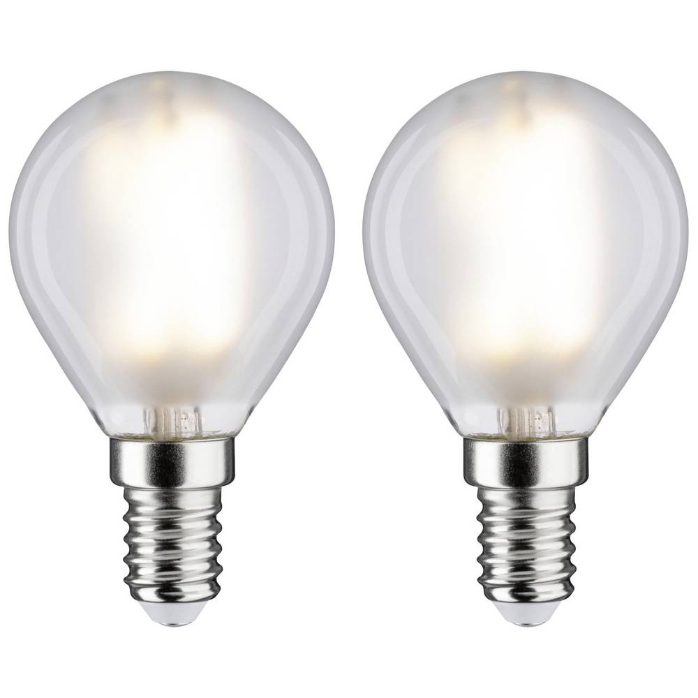 Paulmann 28789 LED-lamp Energielabel F (A - G) E14 4.5 W Warmwit (Ø x h) 45 mm x 78 mm 2 stuk(s)