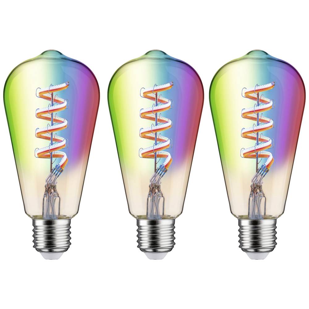 Paulmann LED Lichtbron - Zigbee - RGBW - set van 3 - ST64 - E27 - 470lm