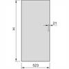 nVent SCHROFF 21117187 19 inch Deur van plaatstaal voor patchkast 29 HE Grijs