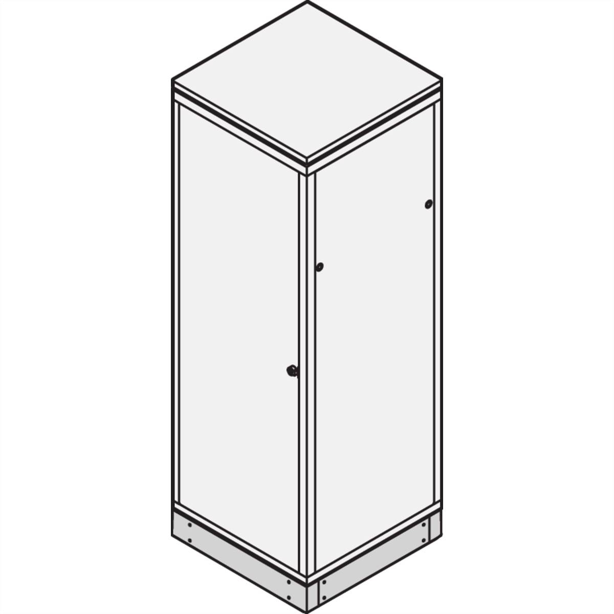 nVent SCHROFF 22117830 19 inch Sokkel voor patchkast Geschikt voor kastdiepte: 600 mm Grijs