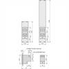 nVent SCHROFF 24579058 19 inch Netvoeding 3 HE Meerdere kleuren