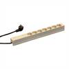 nVent SCHROFF 60110214 19 inch Stekkerdoos voor patchkast 1 HE Geaarde contactdoos Grijs