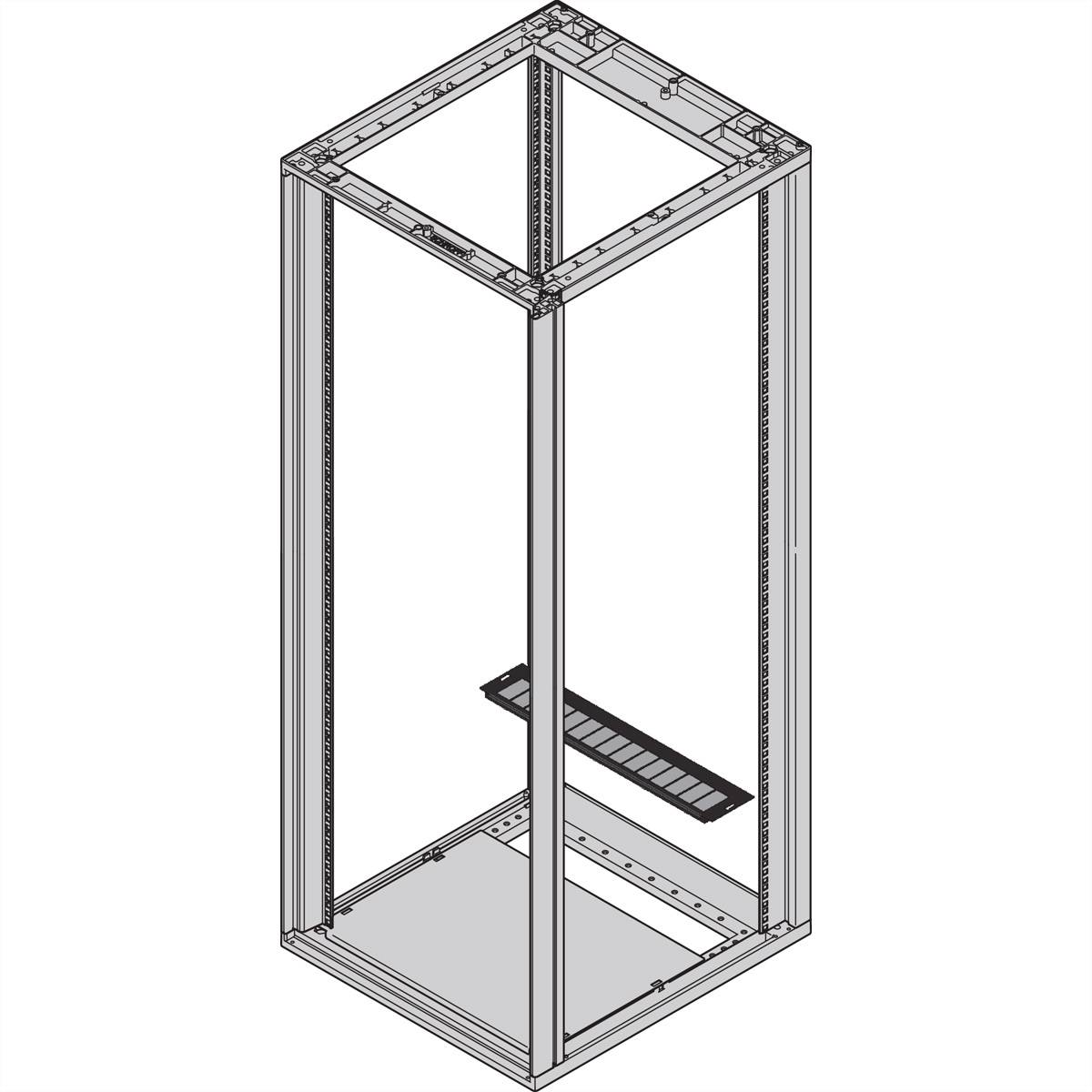nVent SCHROFF 27230255 19 inch Bodemplaat voor patchkast Grijs