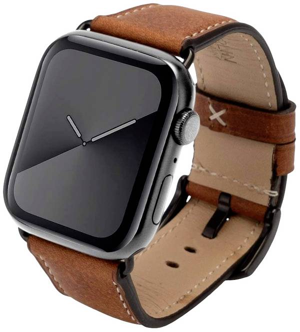 JT Berlin Watchband Charlie Horlogeband 42 mm, 44 mm, 45 mm, 49 mm M Bruin, Zwart Watch Series 1, Watch Series 2, Watch Series 3, Watch Series 4, Watch Series 5, Watch Series 6, Watch Series 7, Watch Series 8, Watch Series 9, Watch SE, Watch Ultra 2