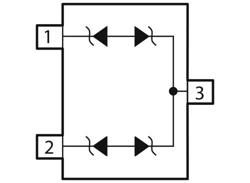 BOURNS CDSOT23-SM712 Diode: TVS netwerk; 7,5÷13V; 17A; 400W; ESD; SOT23; Ch: 2; rol,band - 1 stuk-1