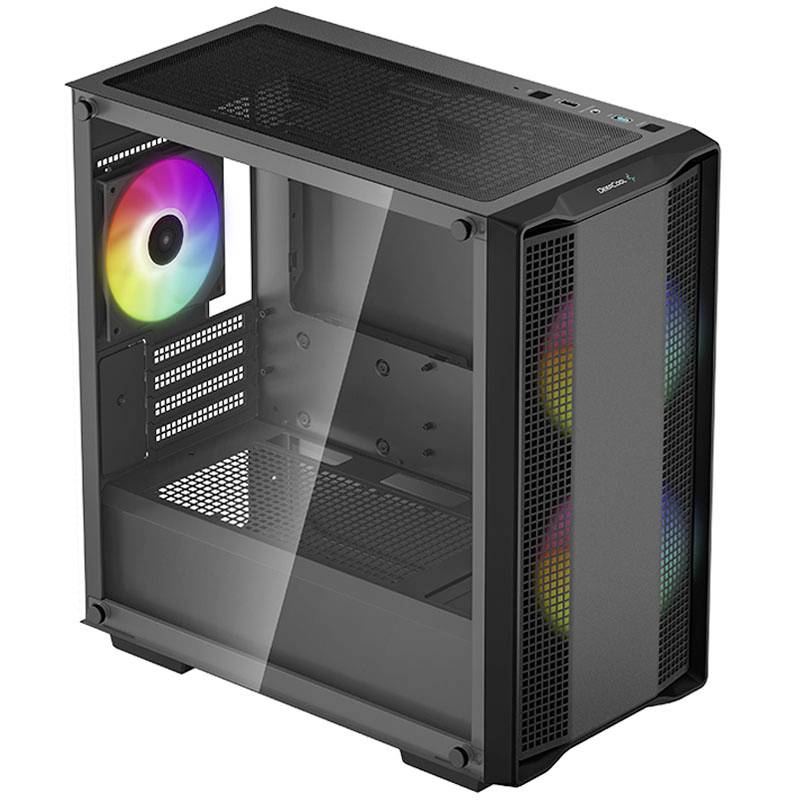 DeepCool CC360 ARGB Mini Tower Zwart-1