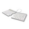 R-GO Tools Split Break Toetsenbord Bluetooth QWERTY, Nordic Wit Ergonomisch