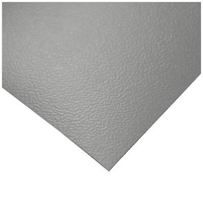 Een grijs, gestructureerd materiaal dat een ruwe oppervlakte vertoont. Geschikt voor illustratie van ontwerp- of materiaaleigenschappen.