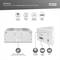 Industriële 8+4 L2 Gigabit Ethernet PoE Switch, Model DN-651139. Biedt Layer 2 Management, Gigabit-snelheid, Bliksembeveiliging.