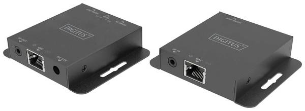 Digitus DS-55519 1 poort HDMI Extender set   Zwart
