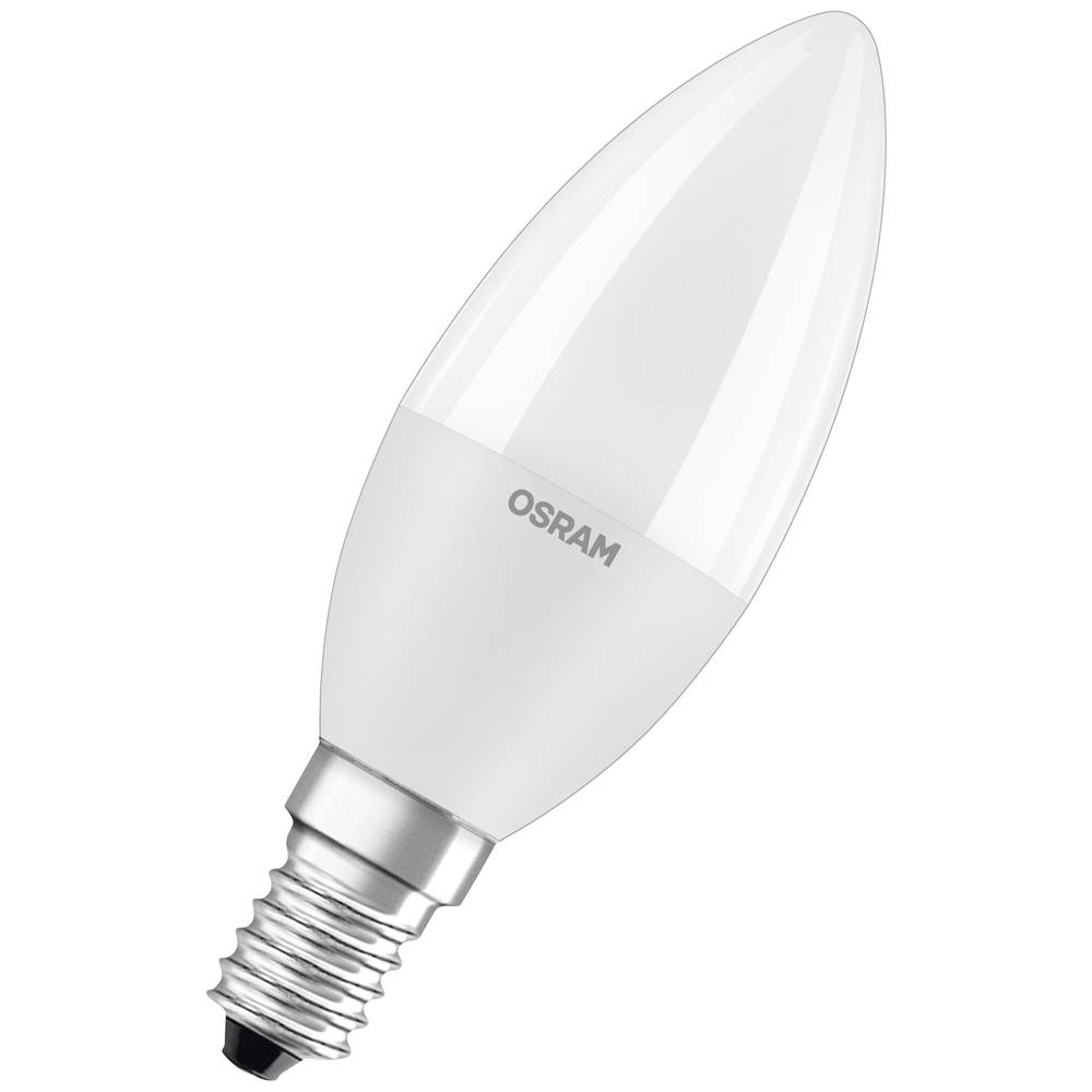 OSRAM 4058075832008 LED-lamp Energielabel F (A - G) E14 Kaars 7.5 W = 60 W Warmwit (Ø x l) 39 mm x 115 mm 1 stuk(s)