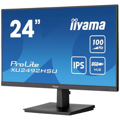 Iiyama Monitor, 24 inch, ProLite XU2492HSU, 100Hz, IPS-paneel, USB-hub.