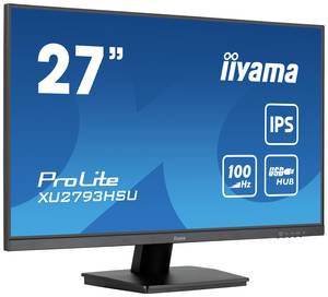 Conrad Iiyama ProLite XU2793HSU-B6 LED-monitor Energielabel E (A - G) 68.6 cm (27 inch) 1920 x 1080 Pixel 16:9 1 ms HDMI, Displ... aanbieding