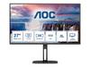 AOC Value-Line 27V5CE/BK LED-monitor Energielabel E (A - G) 68.6 cm (27 inch) 1920 x 1080 Pixel 16:9 1 ms HDMI, Hoofdtelefoonaansluiting, USB-A 3.2 Gen 1, USB-C IPS LED