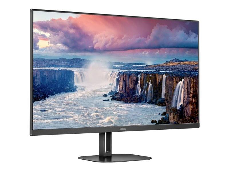 AOC Value-Line 27V5CE/BK LED-monitor Energielabel E (A - G) 68.6 cm (27 inch) 1920 x 1080 Pixel 16:9 1 ms HDMI, Hoofdtel-2