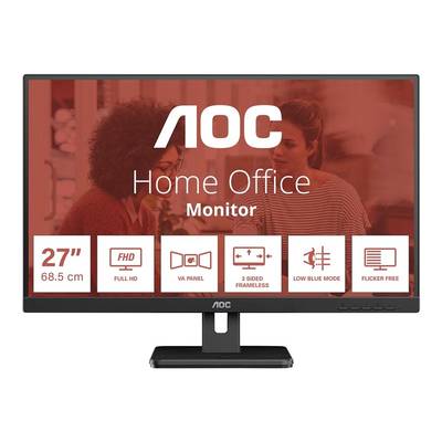 AOC Essential-line 27E3UM LED-monitor  Energielabel E (A - G) 68.6 cm (27 inch) 1920 x 1080 Pixel 16:9 4 ms HDMI, Displa