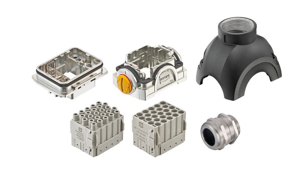 HARTING 10223000004 Connectorset Recht Totaal aantal polen: 25 1 stuk(s)
