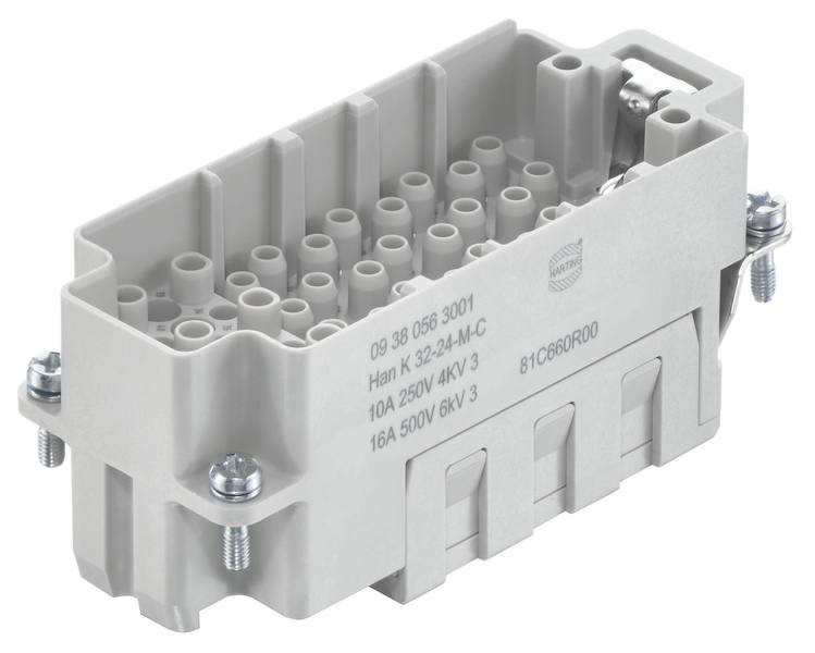 HARTING 09380563001 Pin-inzetstuk Han® Com 56 + PE Crimpen 1 stuk(s)