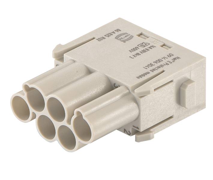 HARTING 09140063041XL Enkele module Han® E 6 Crimpen 1 stuk(s) Single