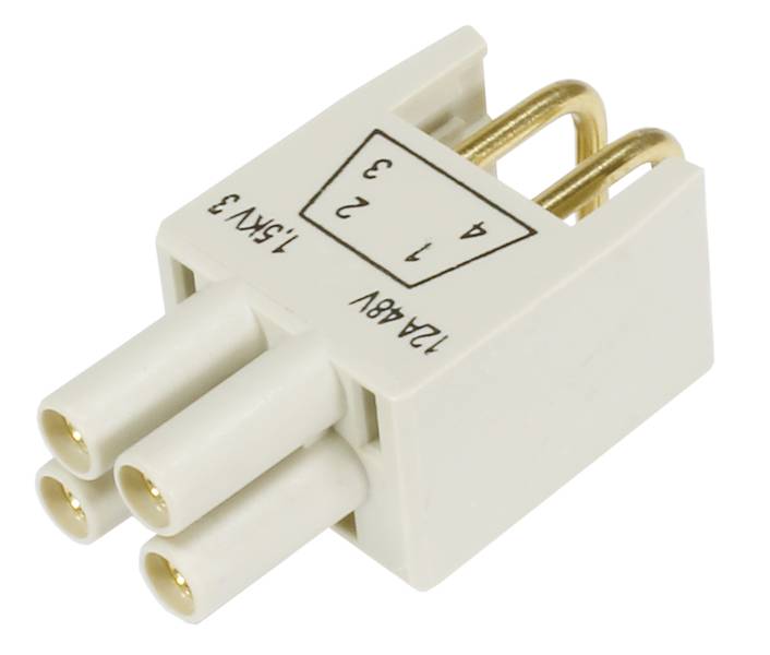 HARTING 09465004400 Connectorbehuizing (female) Han® PushPull Power 4 Solderen 1 stuk(s)