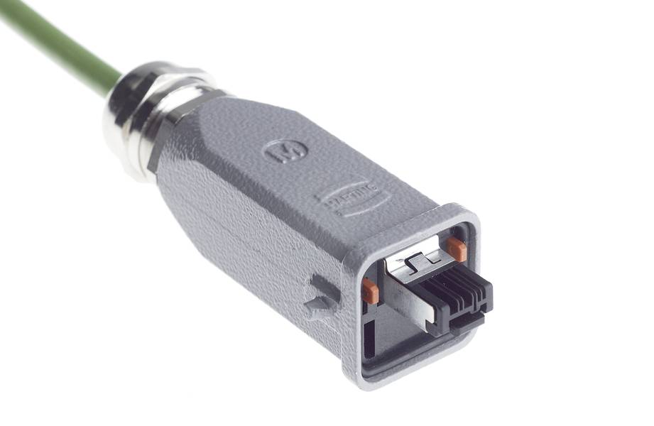 HARTING 09451151110 Kabelconnector Han® 3A 4 Snijklemaansluiting 1 stuk(s) Piece