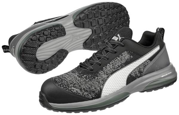 PUMA Charge Black Low 644540200000041 Lage veiligheidsschoenen ESD S1P Schoenmaat (EU): 41 Zwart, Grijs 1 paar