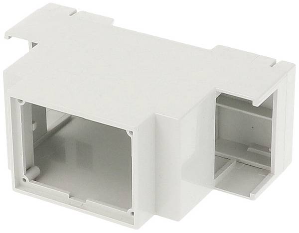 Hammond Electronics 1597DIN2MH53 DIN-rail-behuizing Open 90 x 58 x 36 PPO Lichtgrijs 1 stuk(s)