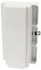 Hammond Electronics 1597DIN9MHC53V DIN-rail-behuizing Gesloten 90 x 58 x 160 PPO Lichtgrijs 1 stuk(s)