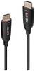 LINDY 38513 HDMI-kabel HDMI Aansluitkabel HDMI-A-stekker 30.00 m Zwart 8K UHD