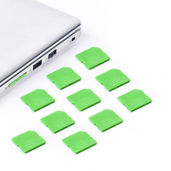 Smartkeeper SD-poortslot SD04P1GN  Set van 10 stuks Groen  Zonder sleutel SD04P1GN