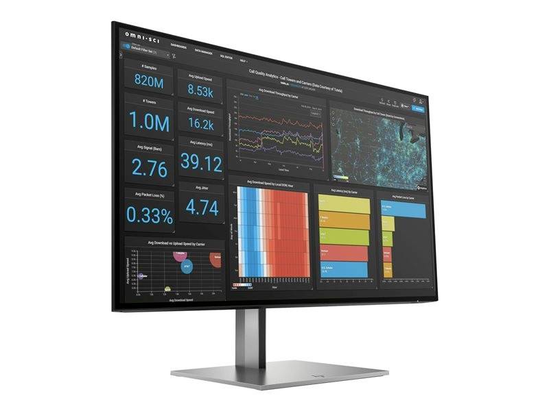 HP Z27q G3 LED-monitor Energielabel F (A - G) 68.6 cm (27 inch) 2560 x 1440 Pixel 16:9 5 ms HDMI, DisplayPort, USB-B, US-2