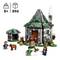 LEGO-set van Hagrid's hut uit Harry Potter, bevat figuren zoals Hagrid en Harry. Geschikt voor kinderen vanaf 8 jaar, 896 onderdelen.