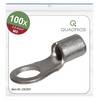 Quadrios 23C507 Ringkabelschoen Dwarsdoorsnede (max.): 4 mm² Schachtdiameter: 5.3 mm Ongeïsoleerd 100 stuk(s)