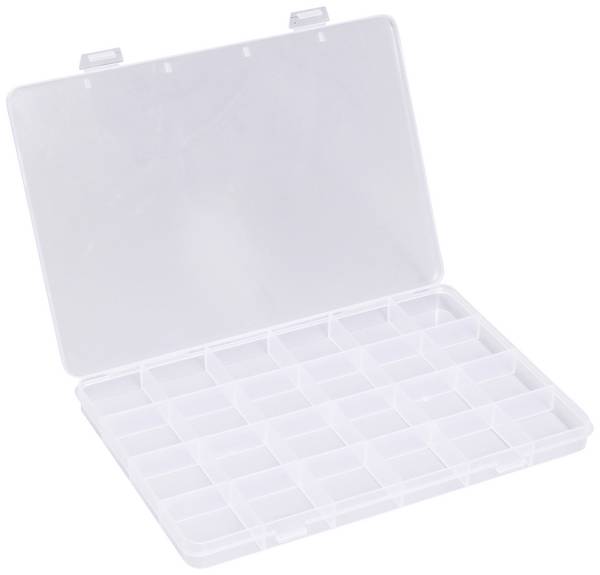 Quadrios 23SA088 Assortimentsdoos (l x b x h) 19 x 13 x 1.5 cm Aantal vakken: 24 Vaste onderverdeling Box Inhoud 1 stuk(s)
