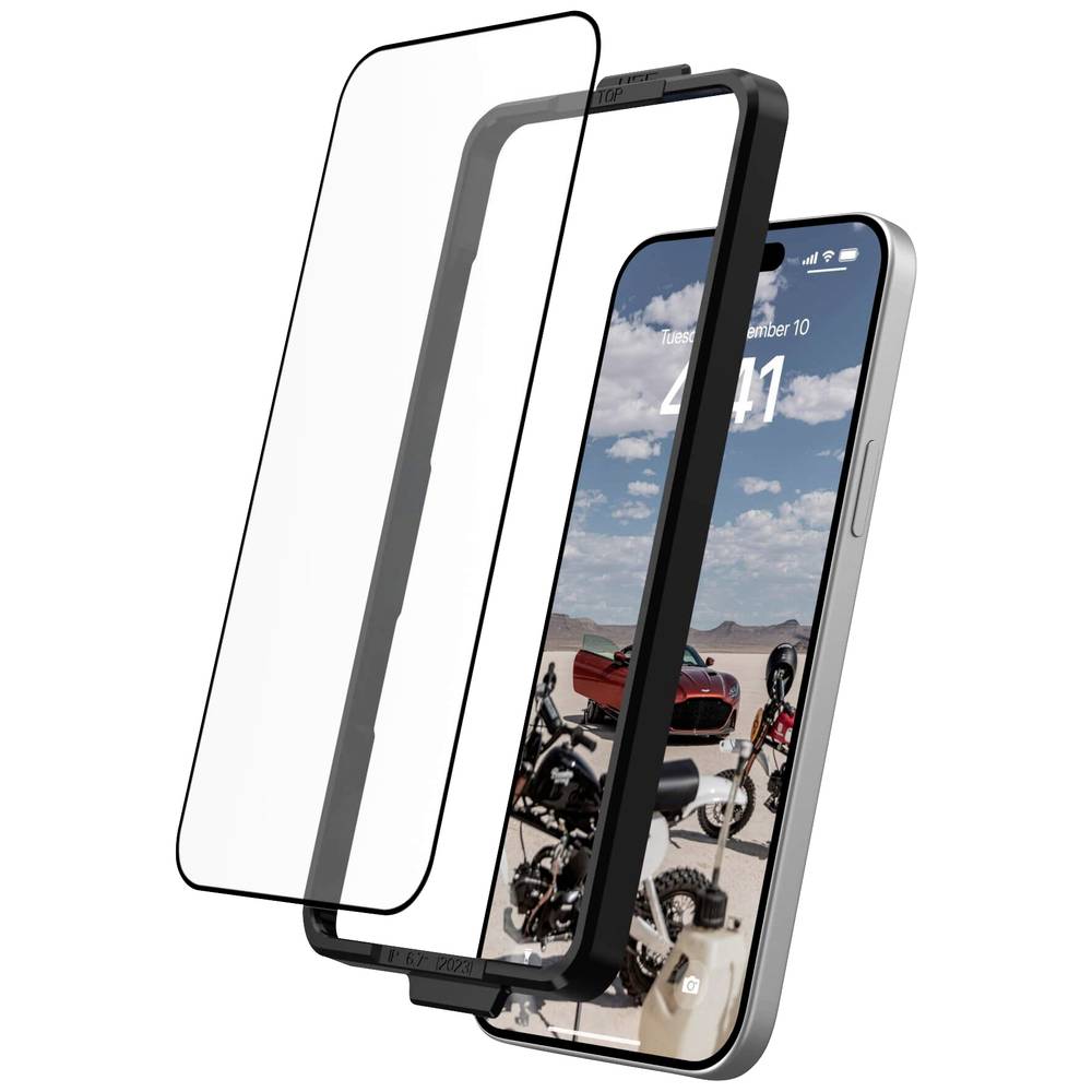 Urban Armor Gear Plus Tempered Glass Screenprotector (glas) Geschikt voor: iPhone 15 Plus 1 stuk(s)