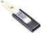Een USB-poortvergrendelingsverwijderaar, beige en zwart, met de tekst 'SMART KEEPER ESSENTIAL'.