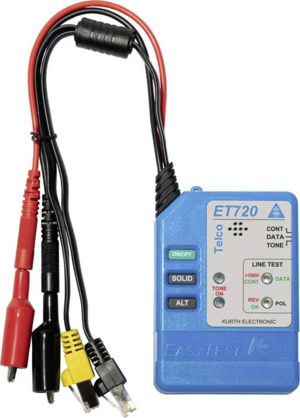 Kurth Electronic Easytest 720 Leidingzoeker Doorgang, Indentificatie, Lijnvolging, Onderbreking