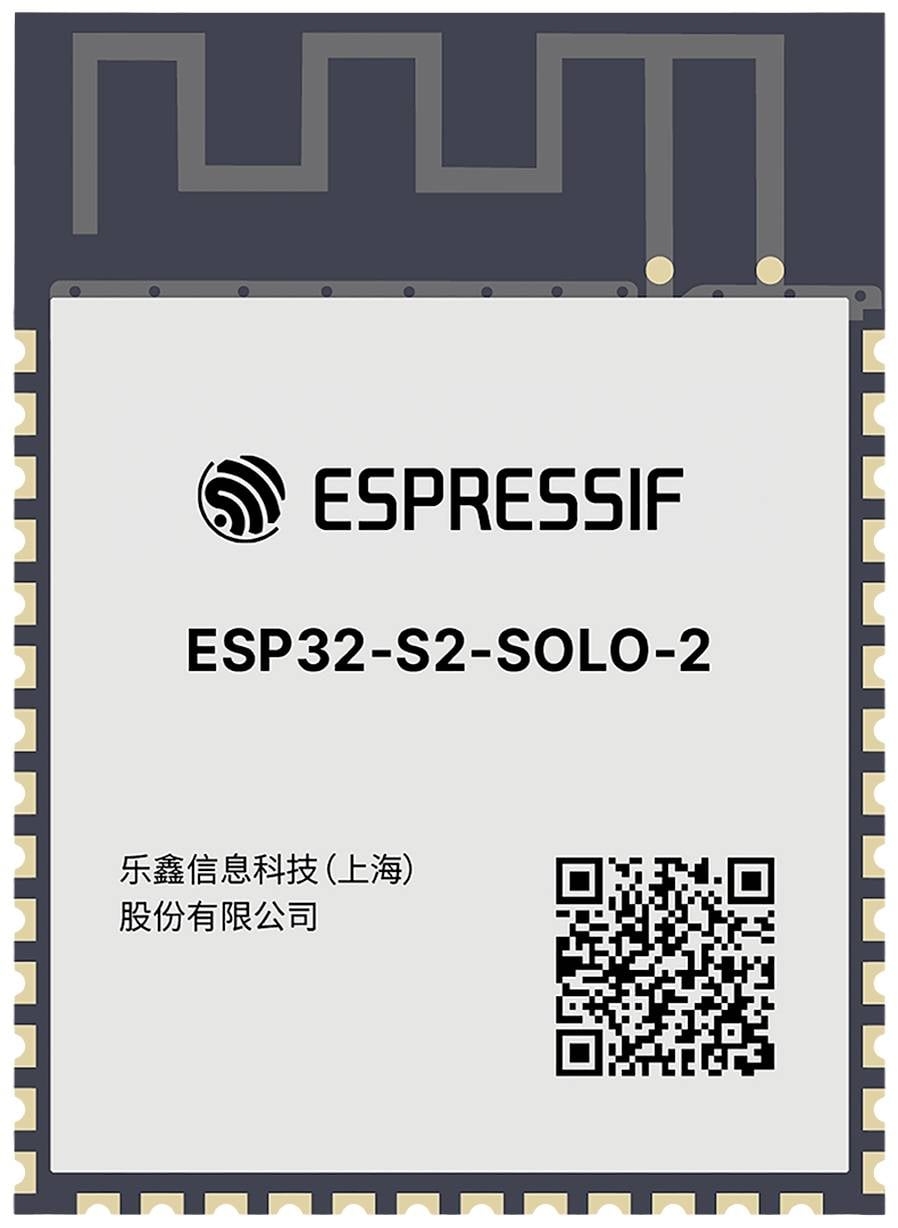 Espressif ESP32-S2-SOLO-2-N4R2 WiFi-uitbreidingsmodule 1 stuk(s)