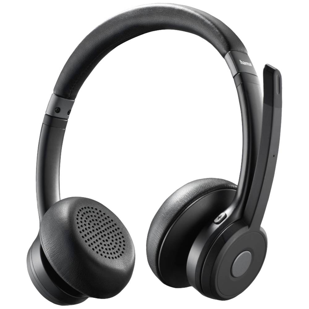 Hama BT700 On Ear headset Bluetooth Stereo Zwart Headset, Volumeregeling