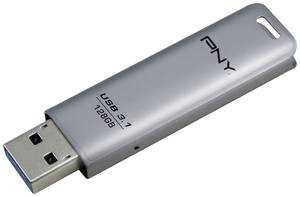 Conrad PNY Elite Steel USB-stick 128 GB Zilver FD128ESTEEL31G-EF USB-A 3.1 Gen 1 aanbieding