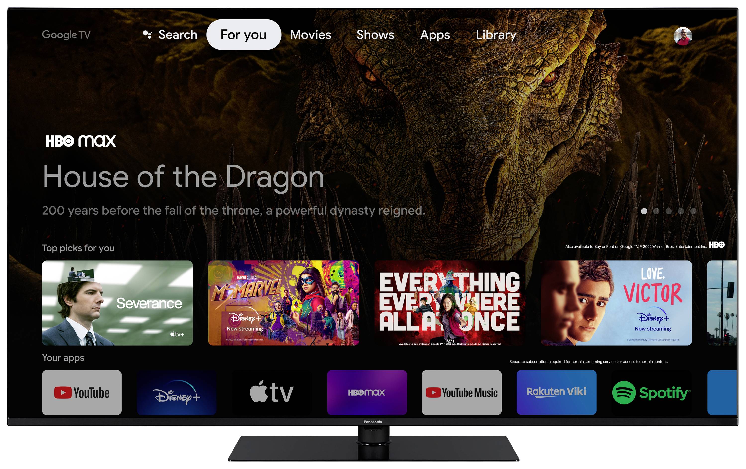 Panasonic TX-65MX700E LED-TV 164 cm 65 inch Energielabel E (A - G) CI+*, DVB-C, DVB-S, DVB-S2, DVB-T, DVB-T2, Smart TV, -1
