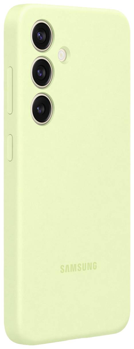 Samsung Silicone Backcover Samsung Galaxy S24 Limoengroen Stootbestendig-0