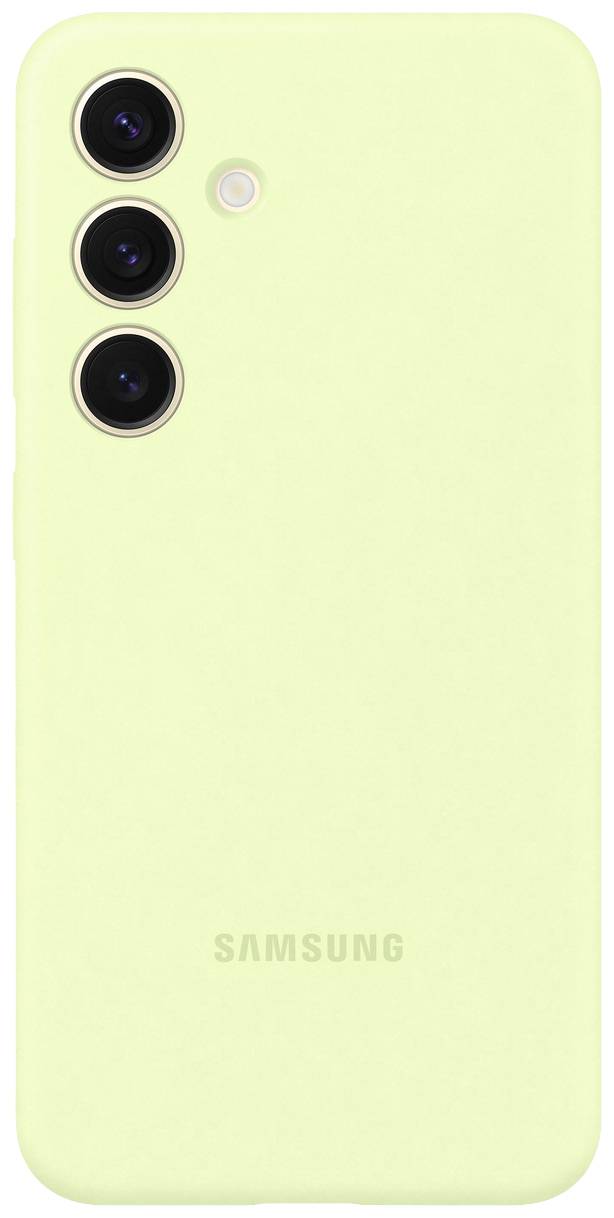 Samsung Silicone Backcover Samsung Galaxy S24 Limoengroen Stootbestendig-2