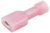 Molex 190030020 Platte stekker (female) Incl. krimphuls Insteekbreedte: 4.75 mm Insteekdikte: 0.81 mm Volledig geïsoleerd Pink 1 stuk(s) Tape on Full reel