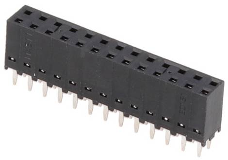 Molex 901512126 Female header, inbouw (standaard) Totaal aantal polen: 26 Rastermaat: 2.54 mm Inhoud: 1 stuk(s) Tube