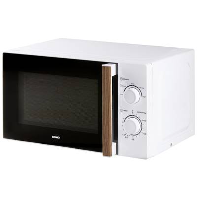 DOMO DO2720 Magnetron Wit, Hout 700 W Timerfunctie