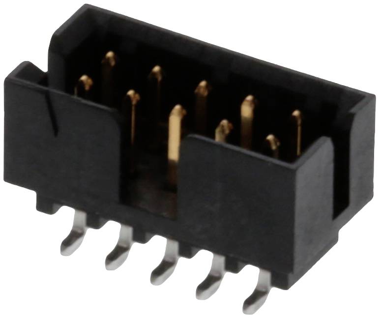 Molex 878321014 Male connector Behuizing Rastermaat: 2.00 mm Totaal aantal polen: 10 Aantal rijen: 2 1 stuk(s) Tape on Full reel