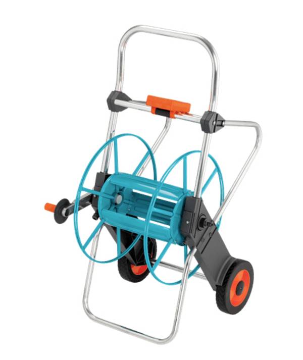 GARDENA Metall 100 02674-20 Slangwagen    1 stuk(s) Grijs, Turquoise, Oranje