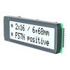 Display Elektronik LC-display Zwart Wit (b x h x d) 68 x 26.8 x 10.8 mm