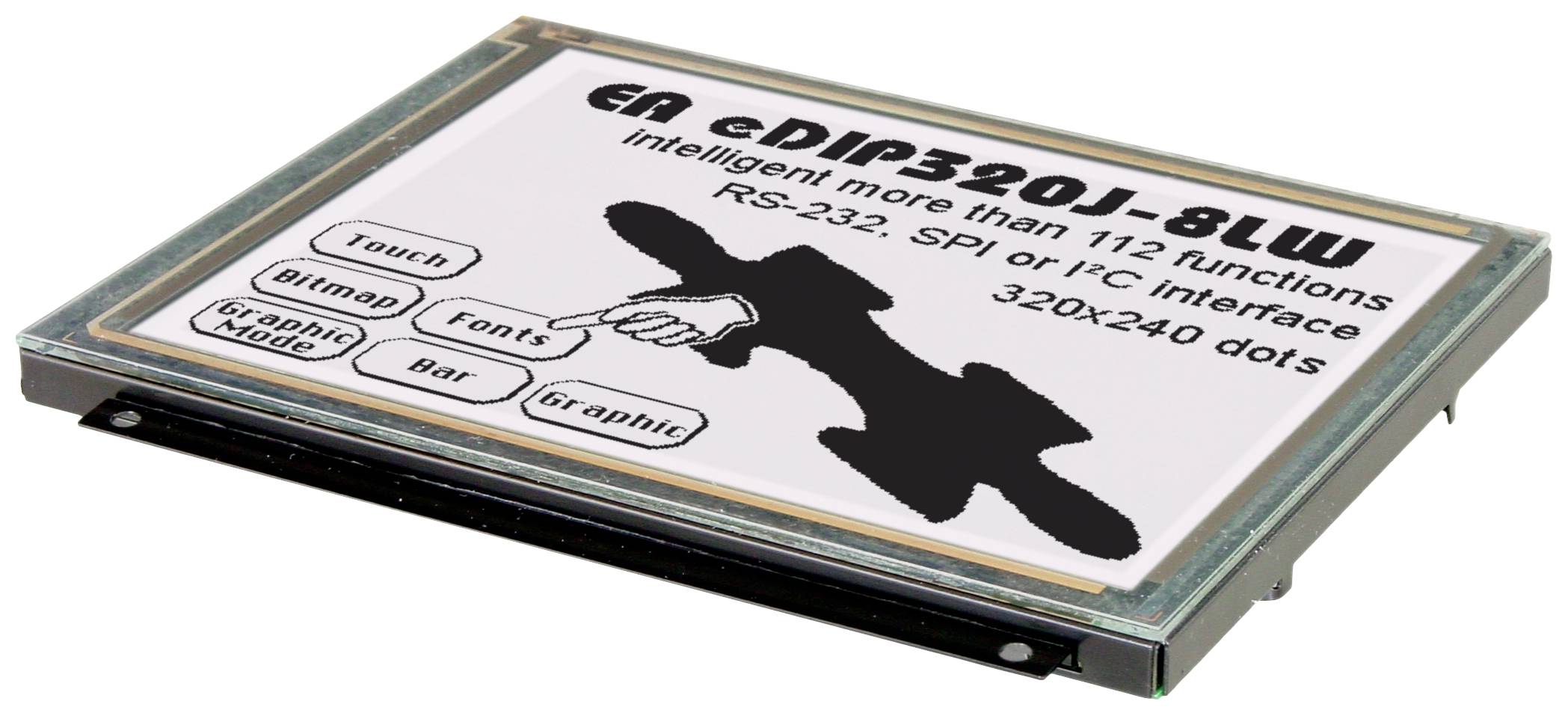 Display Elektronik Grafisch display Wit 320 x 240 Pixel (b x h x d) 137.80 x 105.30 x 10.1 mm